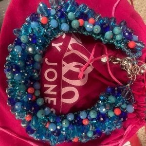 Sassy Jones turquoise beaded necklace